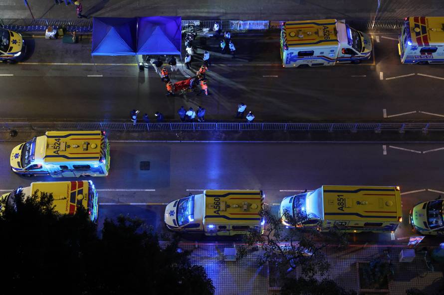 Major fire at Wang Fuk Court housing estate, in Tai Po, Hong Kong
