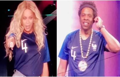 Beyonce i Jay-Z u francuskim dresovima 'slavili' na koncertu