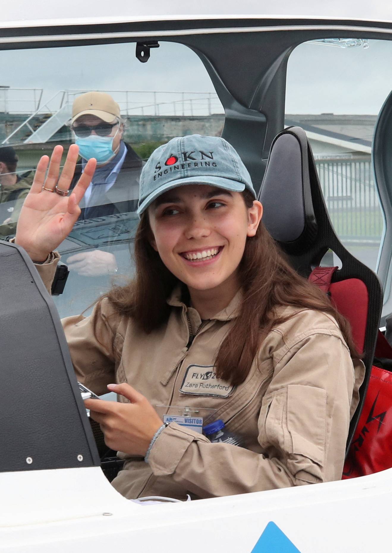 FILE PHOTO: Belgian-British pilot Zara Rutherford aims to set aviation record, in Wevelgem