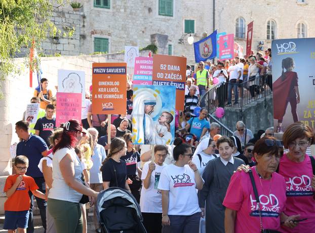 Prvi put u Šibeniku održan Hod za život