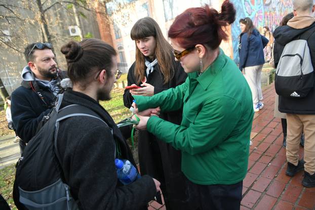 FOTO Krenuo je veliki studentski marš od Beograda do Novog Sada: 'Stići ćemo tamo još jači'