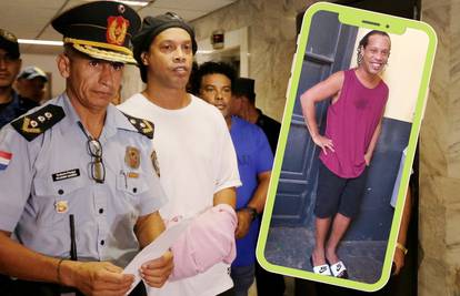 Stigla je prva fotka Ronaldinha iza rešetaka: I dalje se smije...