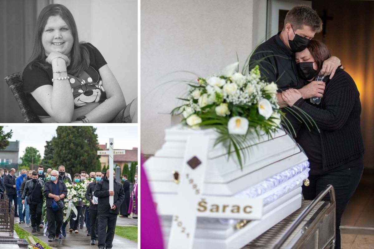 Velik broj prijatelja oprostio se od Ene Šarac: 'Njena ljubav je pobijedila jer je okupila mnoge'