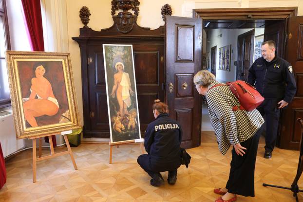 Zagreb: Otvorenje izložbe "Ljepota lažnog sjaja" - krivotvorenih umjetnina iz fundusa Muzeja policije