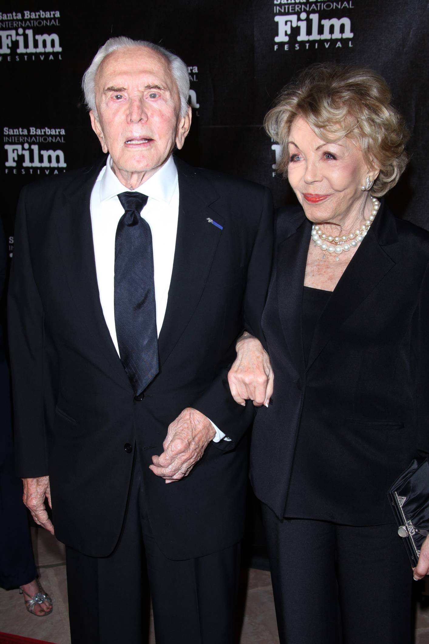 arriving at the SBIFF's 2011 Kirk Douglas Award For Excellence In Film 