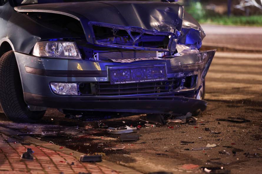 Velika Gorica: Prometna nesreća na križanju Andrije Kačića Miošića i Kolodvorske ulice