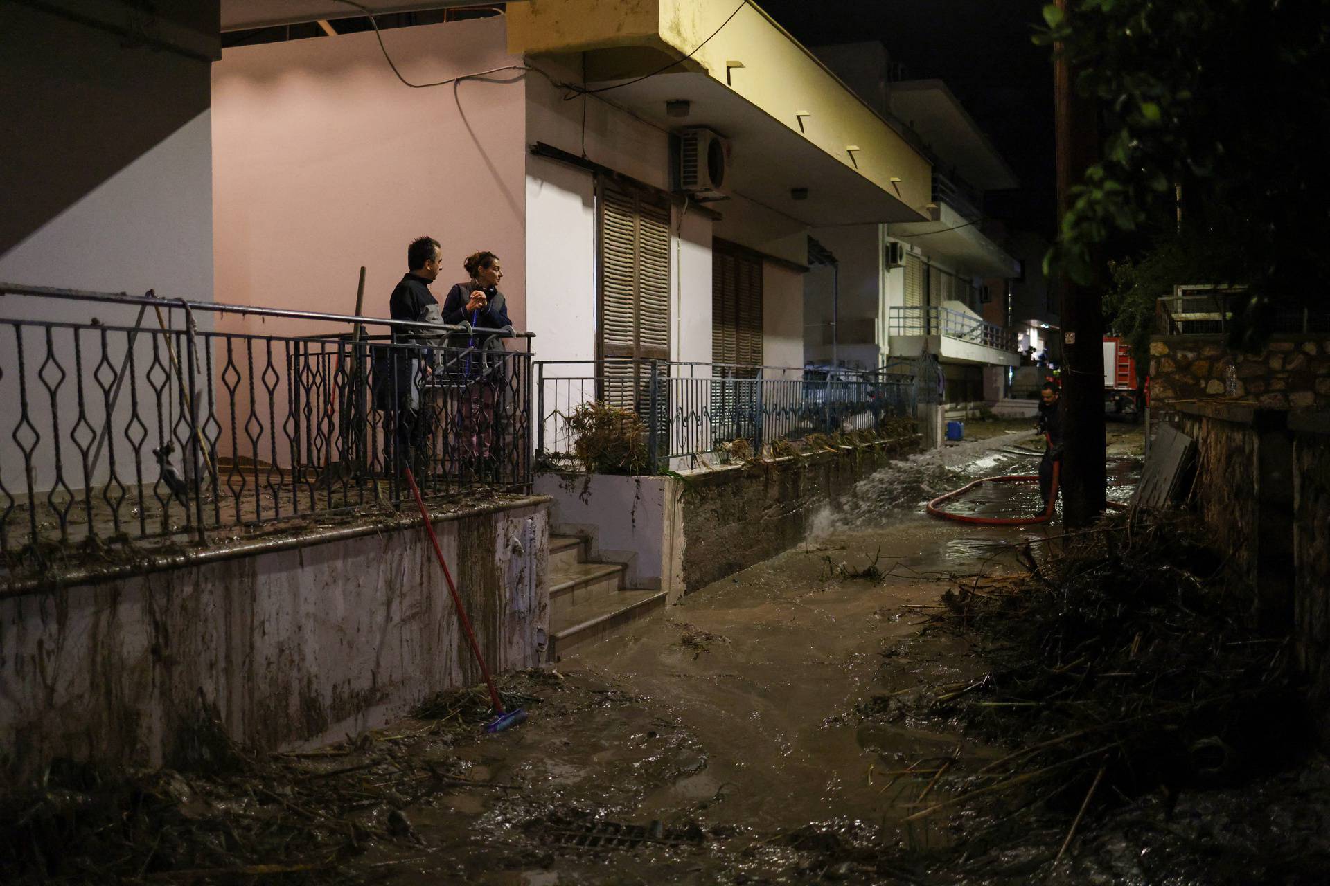 Storm Bora floods homes, streets in Greek island of Rhodes