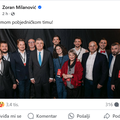 Ovo su imena Milanovićevih 12 ključnih ljudi na fotografiji koju je upravo objavio predsjednik