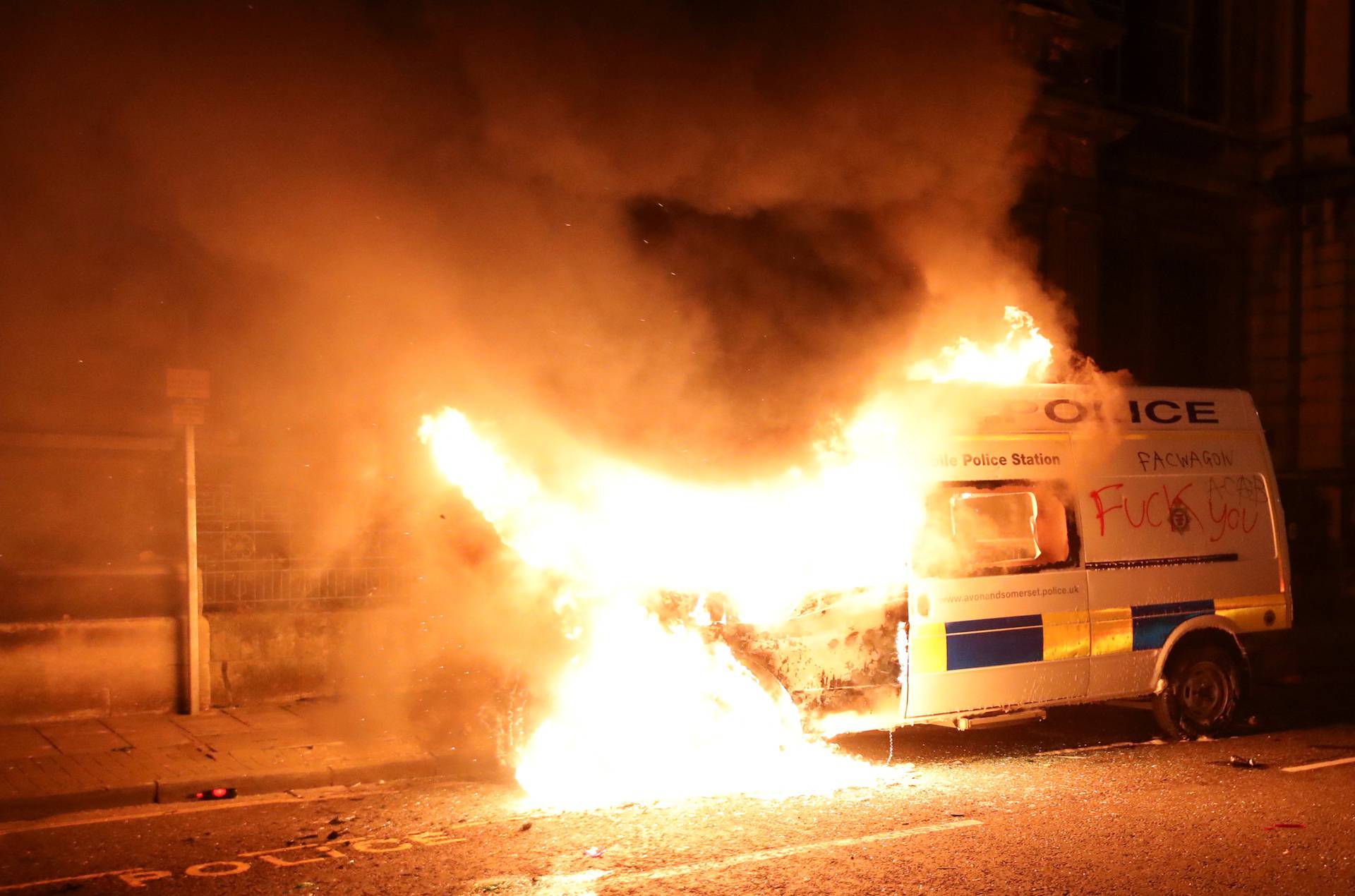 Protest against new proposed policing bill, in Bristol