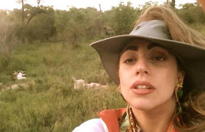 Na safariju: Lady Gaga je  bila tri metra udaljena od 13 lavova