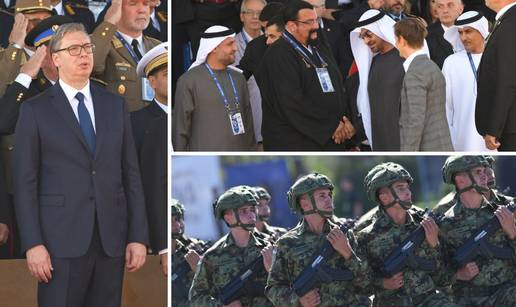 FOTO Vučić pozvao građane na vojnu paradu, pa im zabranio prilaz?! Seagal s Anom Brnabić