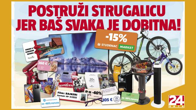 U srijedu potraži strugalicu 24sata jer svaka je - dobitna!