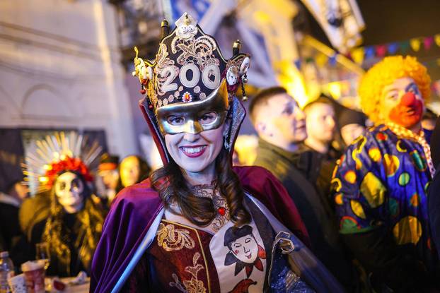 Zatvaranje 200. Samoborskog fašnika spaljivanjem princa Fašnika 