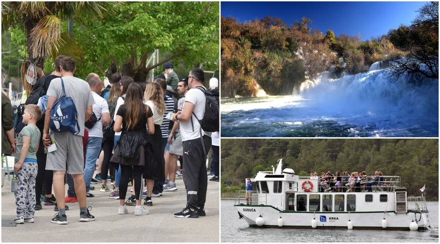 Navala i na NP Krka: Gužve su kao i na Plitvicama, dan ranije
