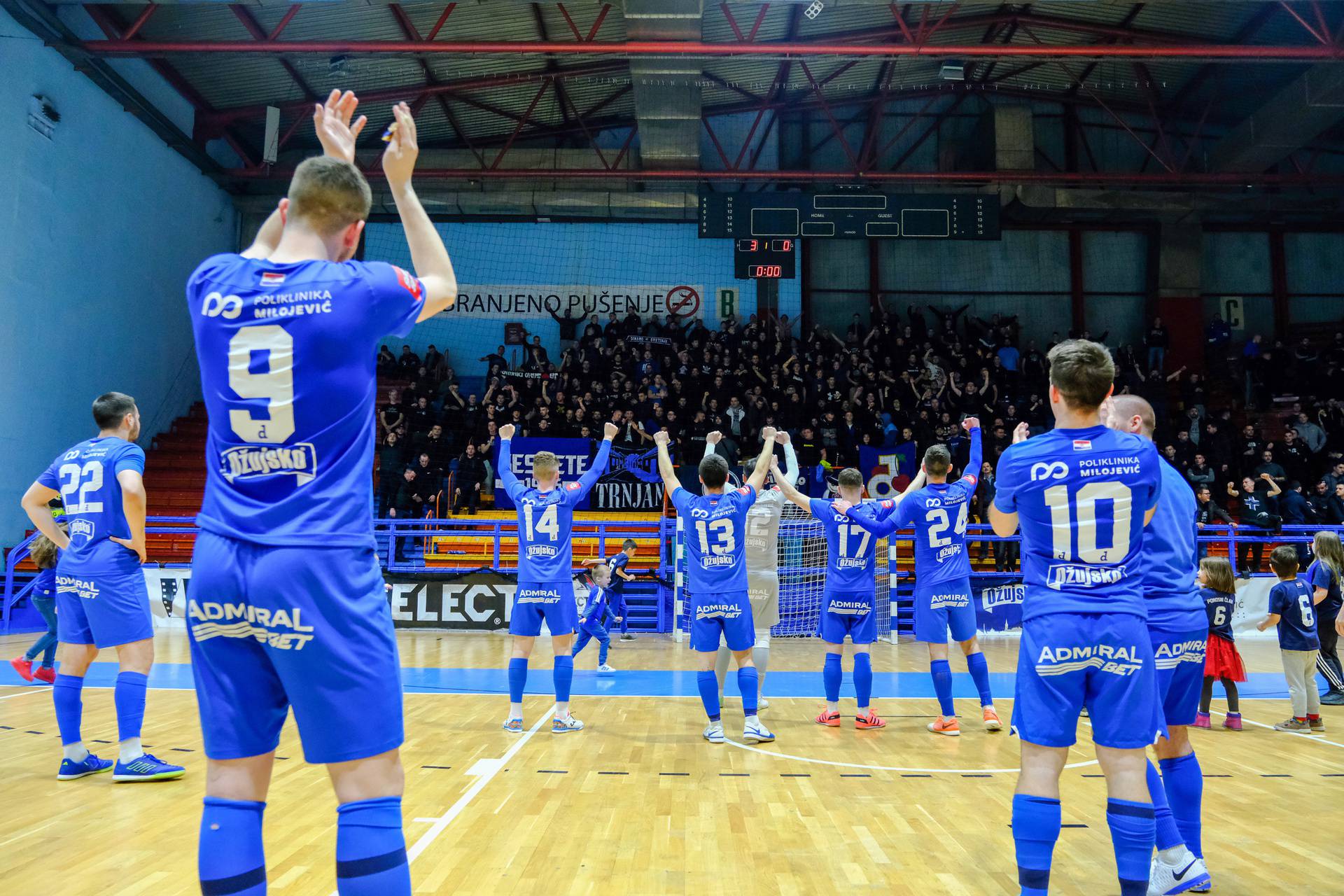 Zagreb: MNK Futsal Dinamo po prvi puta ugostio ekipu MNK Torcida