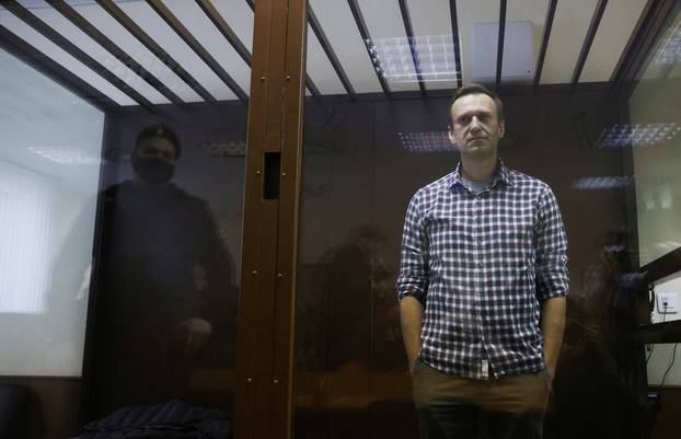 FILE PHOTO: Russian opposition leader Alexei Navalny hearing to consider an appeal against an earlier court decision to change his suspended sentence to a real prison term