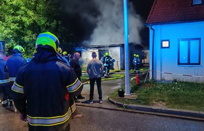 Nevrijeme pa požar: U krugu KBC-a Zagreb izbio požar, vatrogasci su ugasili vatru