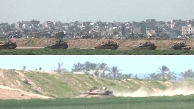 VIDEO Ruševine, eksplozije i tenkovi: Nastavljaju se udari izraelske vojske po pojasu Gaze