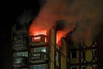 Fire at an elderly people's home in Tuzla