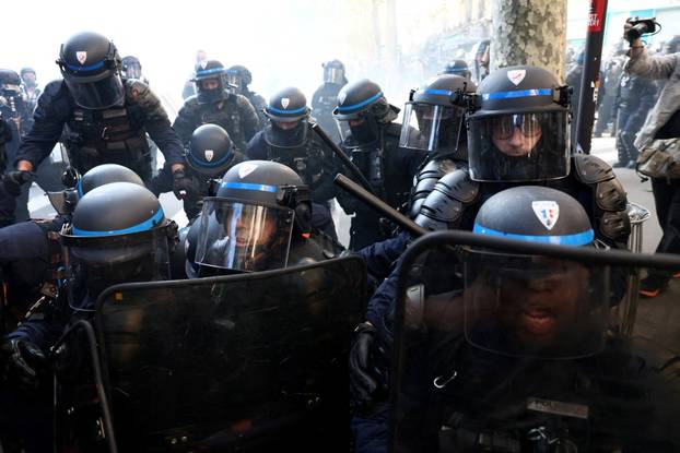 Nationwide strike and anti-government protests called by French unions in France
