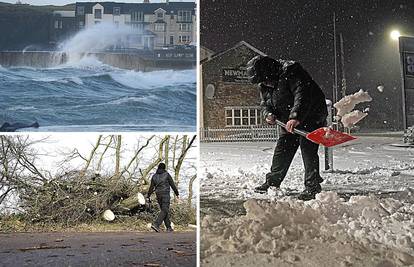 VIDEO Jedna od najgorih oluja u zadnjih 30 godina u Britaniji: 'Ne izlazite, opasno je po život'