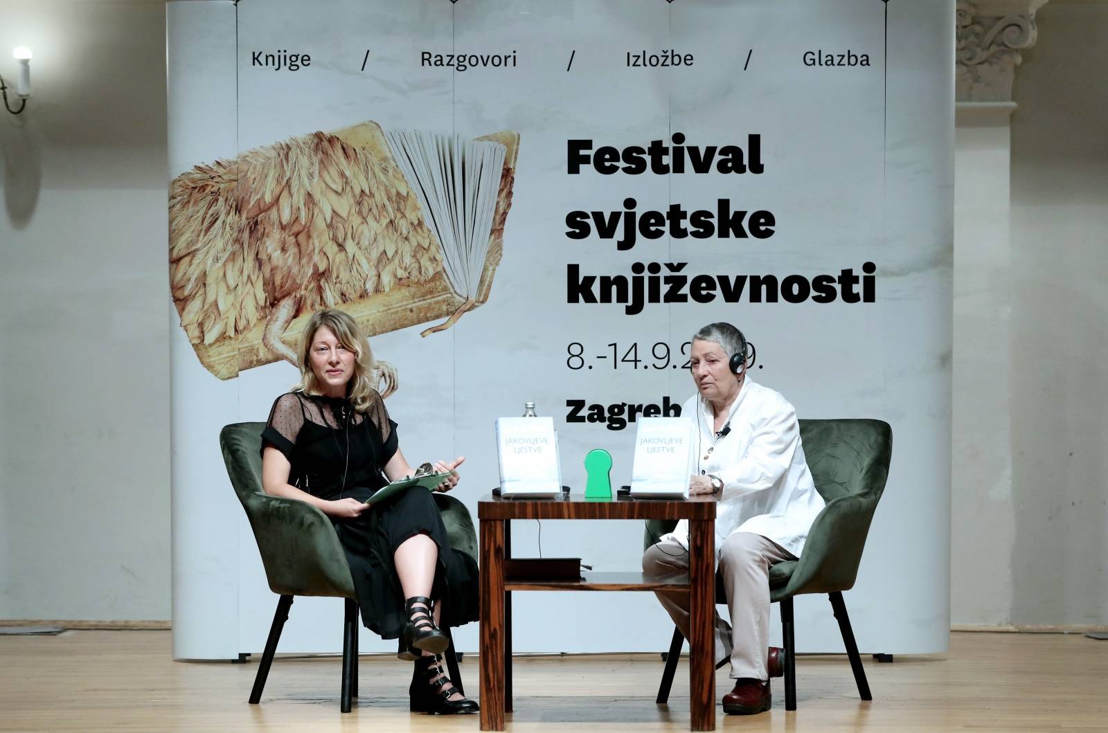 Zagreb: KnjiÅ¾evnica Ljudmila Ulicka gostovala  na Festivalu svjetske knjizevnosti