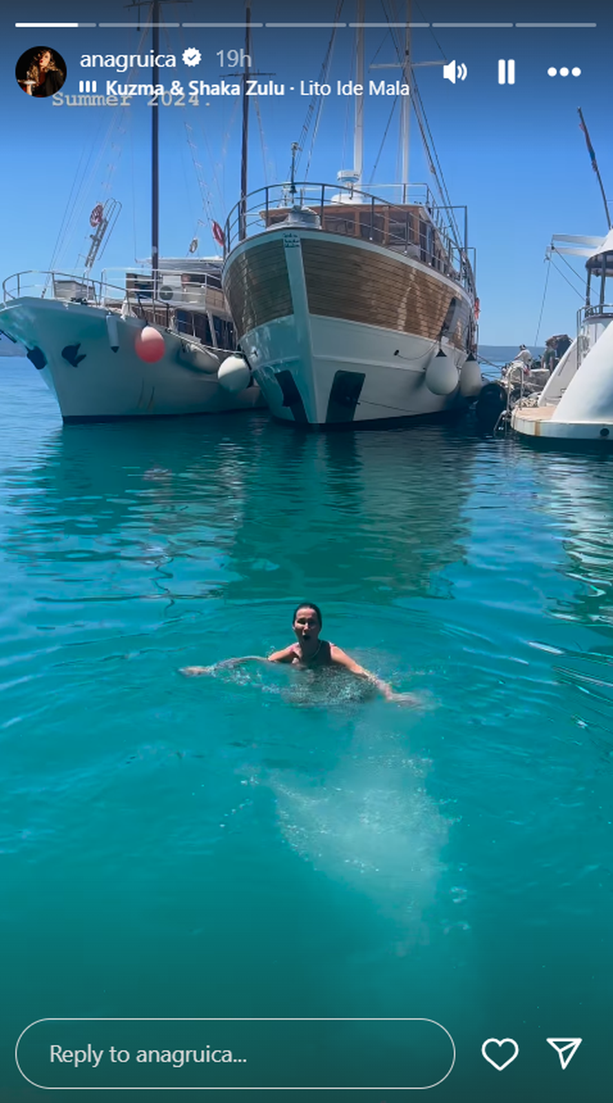 Ana Gruica oduševila skokom u more, a mnogi pohvalili njezinu figuru: 'Vi ste moja motivacija'