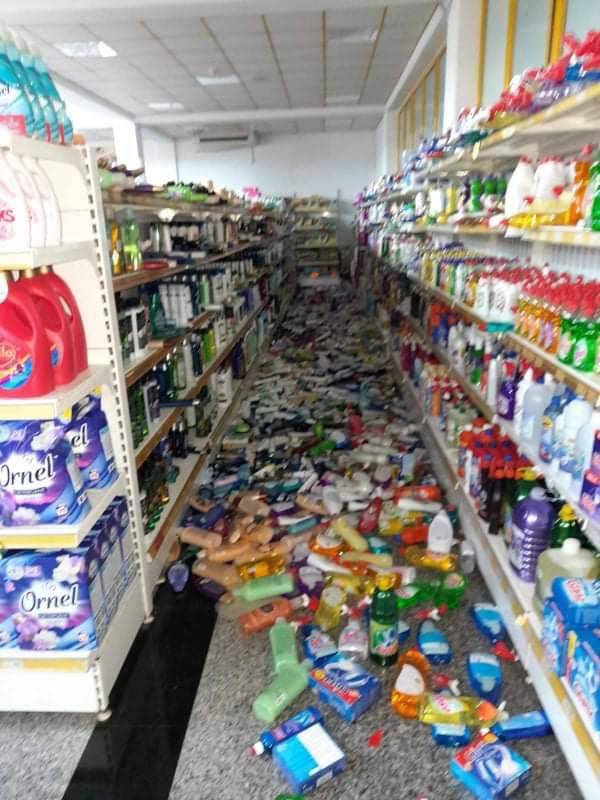 Potres u BiH srušio artikle u dućanima i trgao zidove hotela