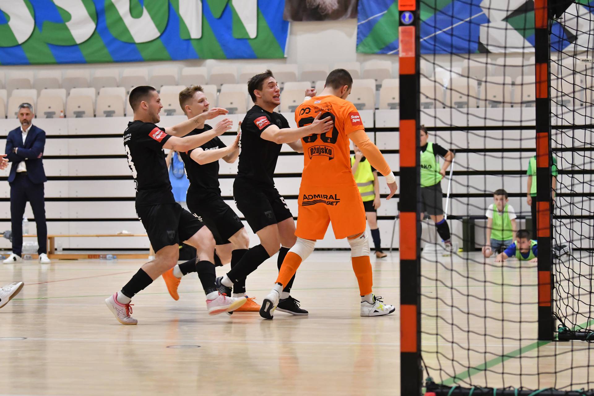 Omiš: 4. utakmica finala HMNL između Futsal Dinama i Olmissuma