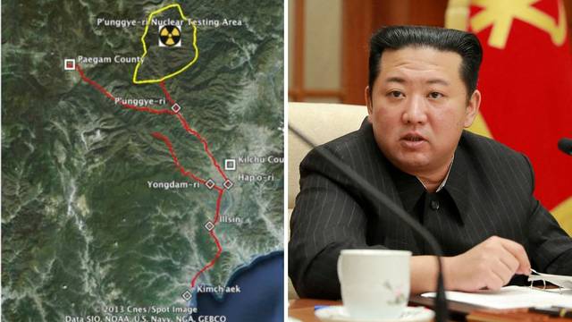 Najtajnija lokacija na svijetu: Kim Jong-un nuklearne testove izvodi u tunelima pod planinom