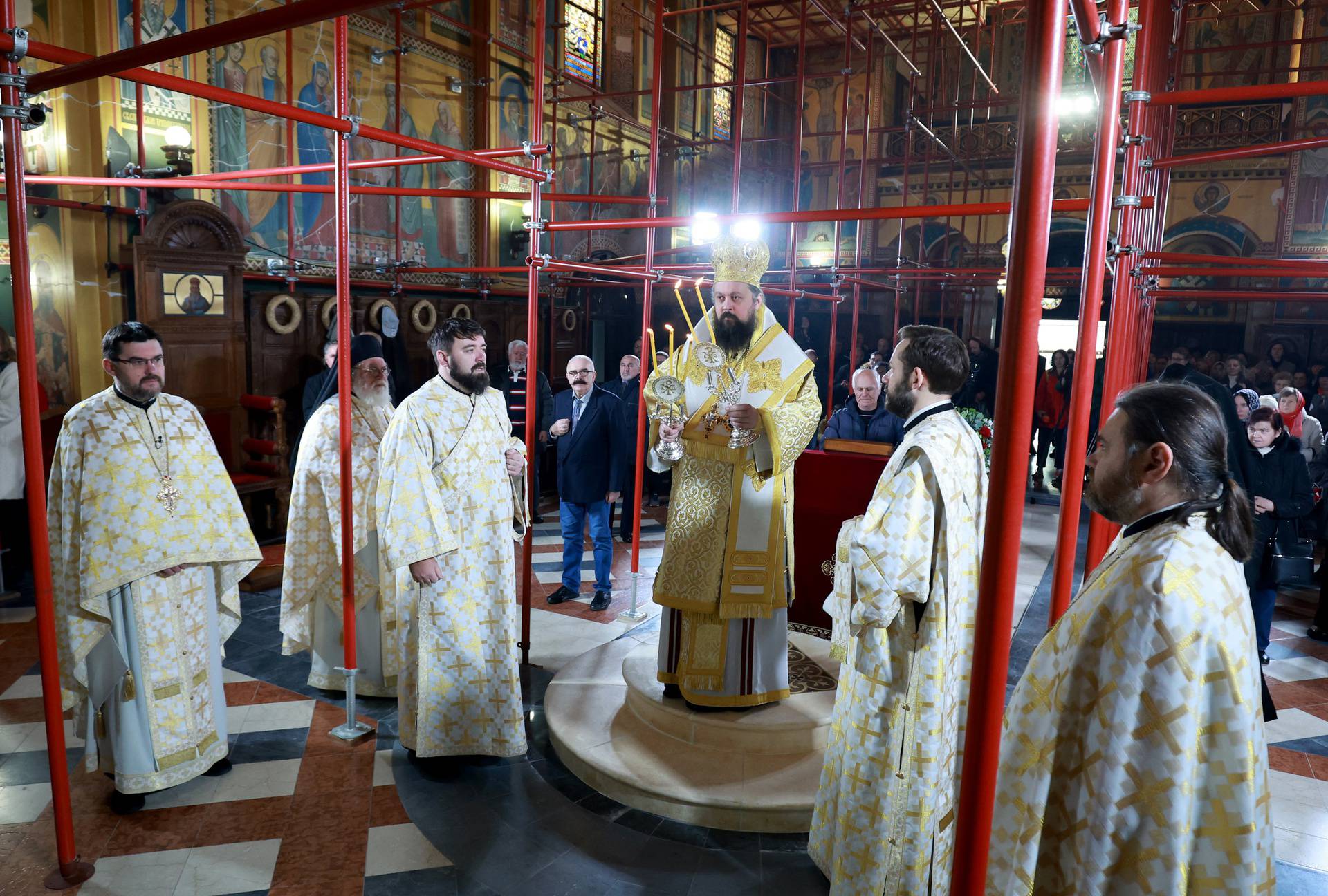 Zagreb: Božićna liturgija u Sabornoj crkvi Preobraženja Gospodnjeg