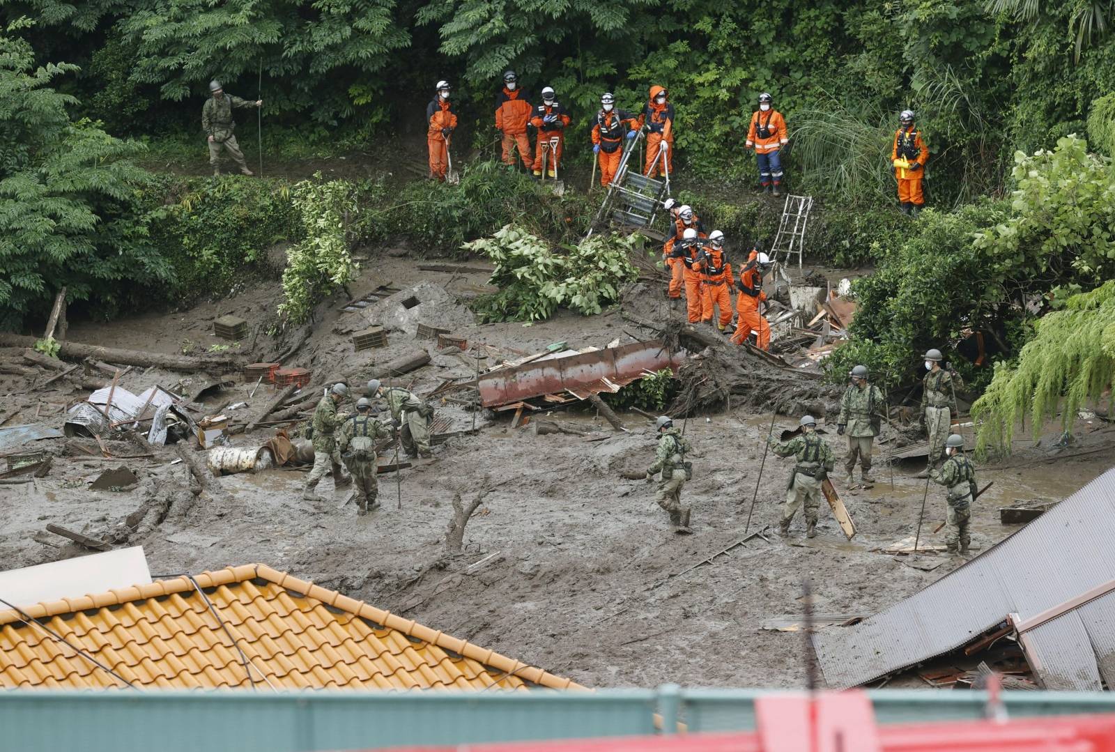 Mudslide in Atami