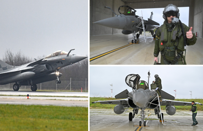 FOTO U Hrvatsku stigao osmi borbeni avion Rafale: 'Ovo je značajan trenutak za vojsku'