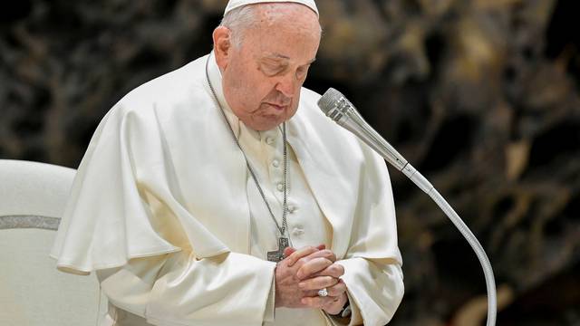 Pope Francis holds weekly audience at the Vatican