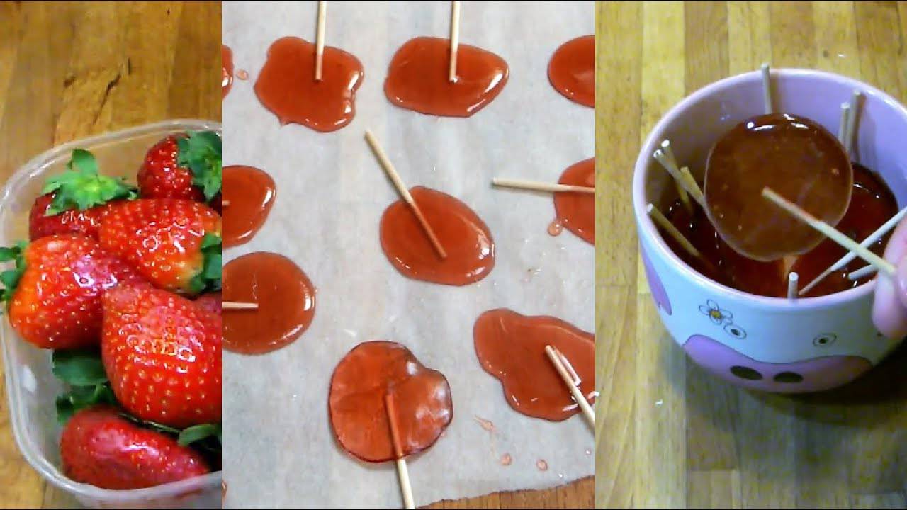 Napravite djeci prefine lizalice od  jagoda i bez umjetnih boja