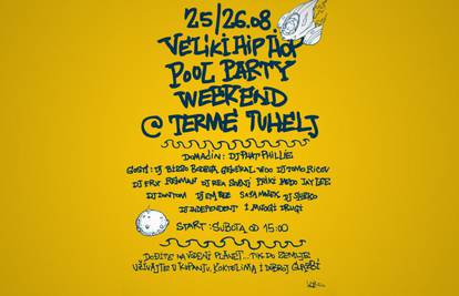 Hip-hop pool party weekend Terme Tuhelj 25. i 26.08.