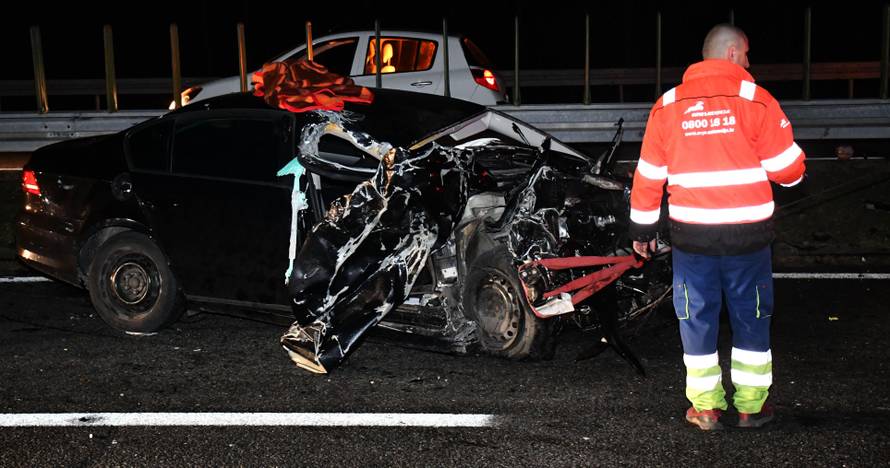 Strava na A3: Nisu vjerovali da je netko u toj olupini preživio