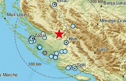 Snažan potres zatresao sve od Knina do Zadra: 'Probudio me'