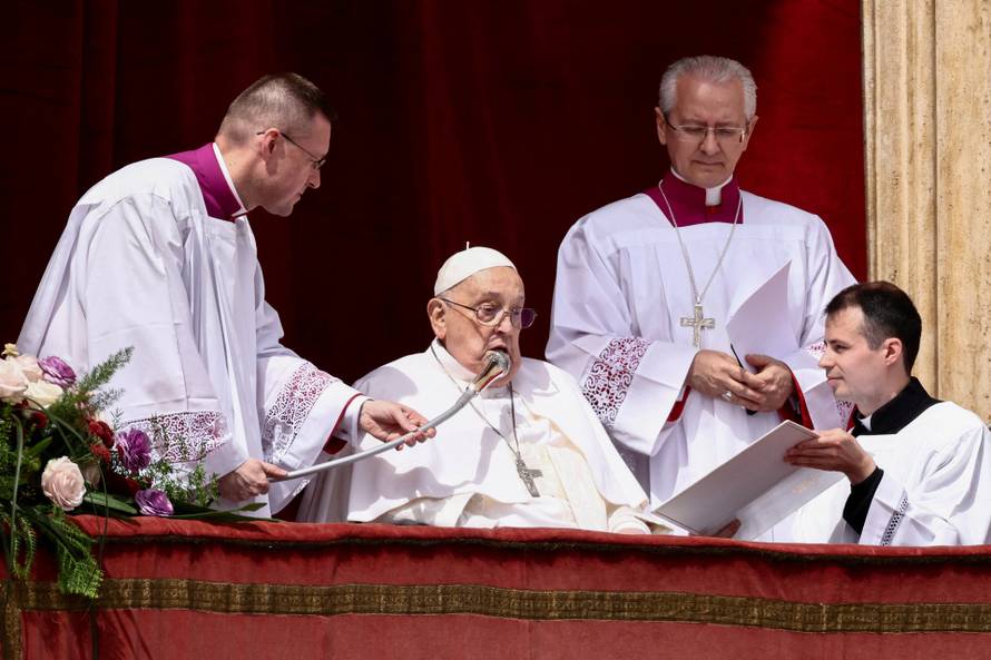 Easter Sunday at St. Peter's Square at the Vatican