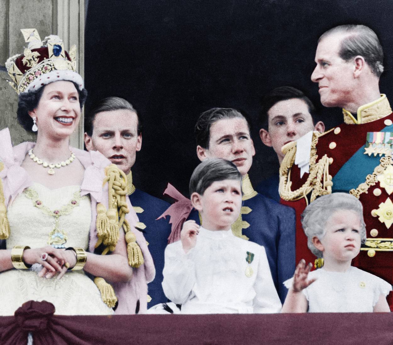 Queens 70th Wedding Colourised