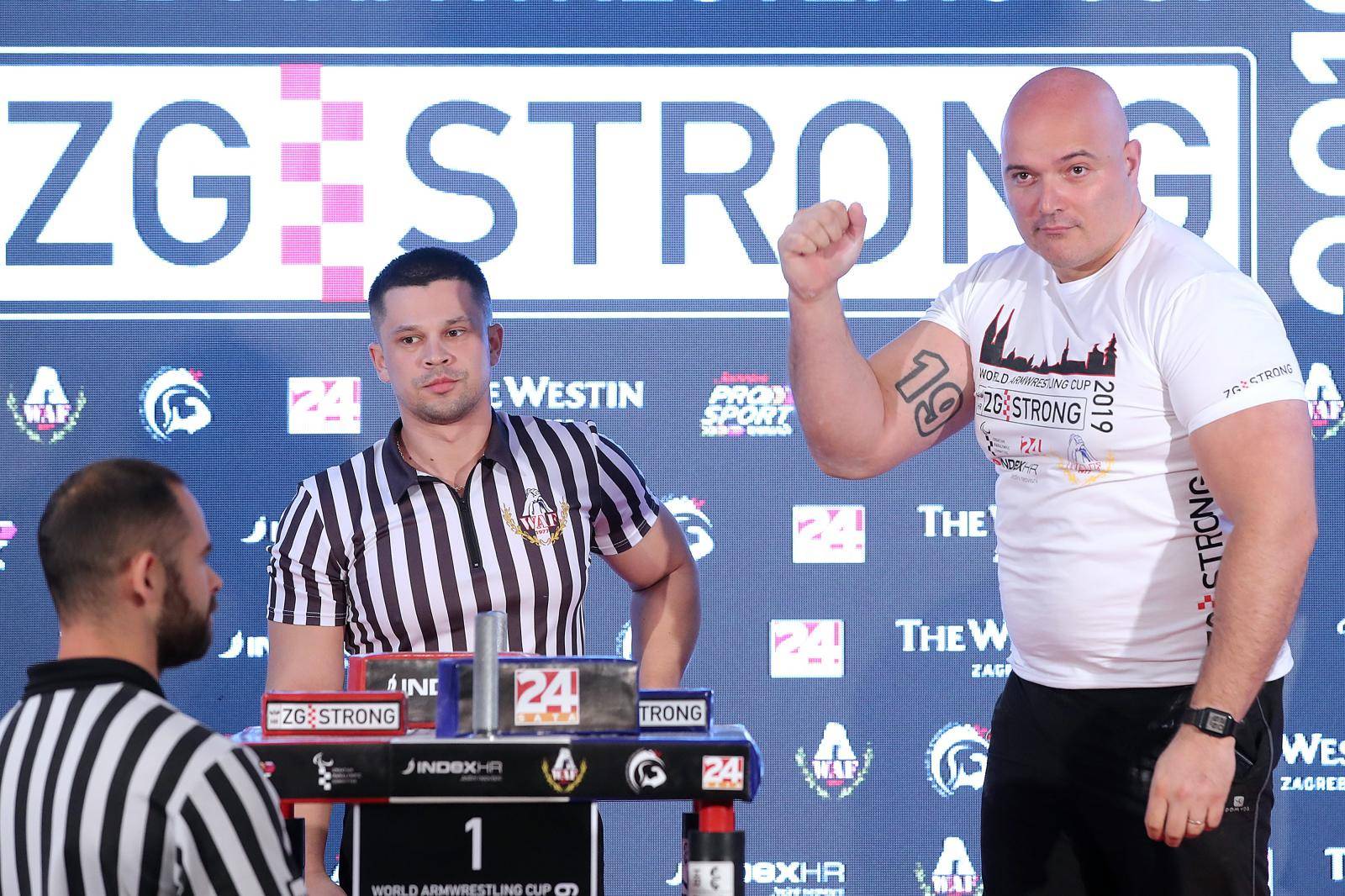 Zagreb: OdrÅ¾an Svjetski kup u obaranju ruke ZG Strong 2019.