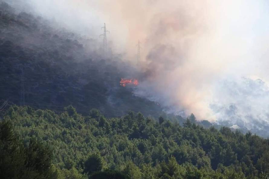 Pelješac još gori: Linija obrane od požara duga je tri kilometra