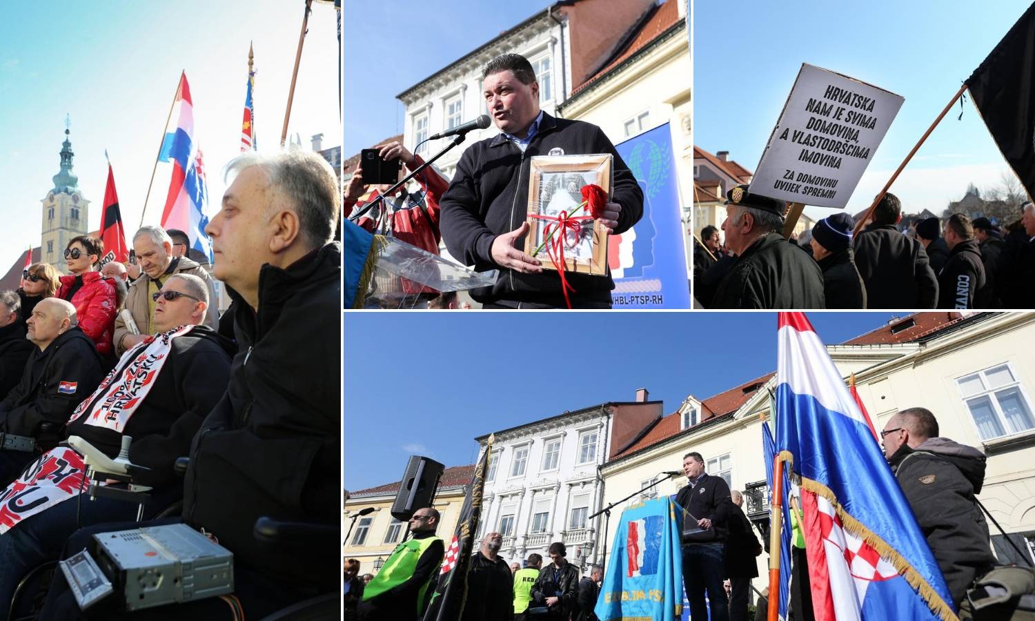 Prosvjed protiv Beljaka: Đuro Glogoški došao s autoradijem