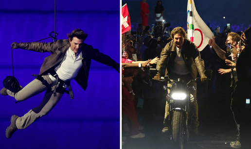 Tom Cruise na zatvaranju OI-ja spustio se užetom na stadion, pa pobjegao na motoru