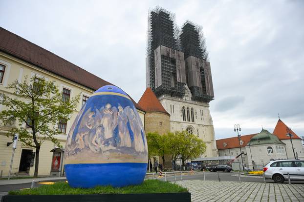 Zagreb: U centru grada postavljene velike pisanice