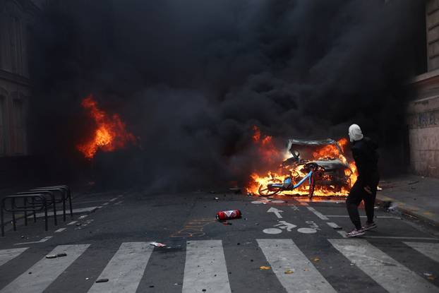 Nationwide protests in France against the cost of living