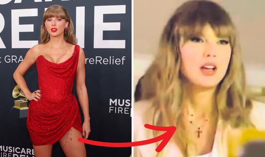 'T' za Travisa? Taylor Swift opet nosila isti lančić s dodjele Grammyja, ovaj put oko vrata