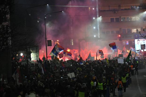 Kragujevac: Studenti su održali veliki skup "Sretnimo se na Sretenje"