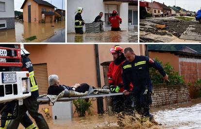 Katastrofa u Požegi: Vatrogasci izvlačili nepokretnu staricu iz poplavljene kuće, ljudi su očajni