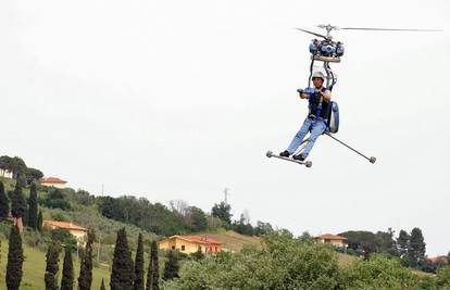 Najmanji helikopter letio u čast Leonarda da Vincija